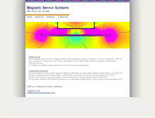 Tablet Screenshot of magsensorsystems.com